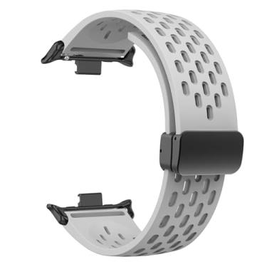 Imagem de ONECMN Pulseira de silicone para Redmi Watch 4/8 Pro Fivela Magnética Pulseira Esportiva para Mi Band 8 Pro Correa Pulseira Respirável Acessórios Pulseiras de Relógio, For mi8Pro, Ágata