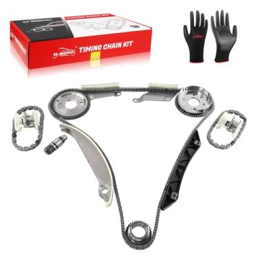 Imagem de YA-MAYPAY Kit de corrente de distribuição com tensor, guia e roda dentada compatível com Chrysler 2009 Sebring 2009-2010 300 para Dodge 2009-2010 Journey 2008-2010 Avenger EER 2.7L
