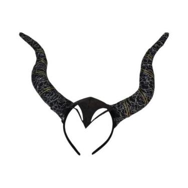 Imagem de Tiara De Maleficent Para Crianças, Acessório De Fantasia Da Rainha Mal
