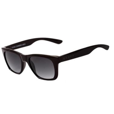 Imagem de Óculos de Sol A01G, Preto Brilhante com Lente Cinza Degradê Evoke Preto A01G Black