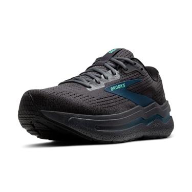 Imagem de Brooks Ghost Max 2 Neutral Tênis de corrida e caminhada masculino, Ébano/cacatua/safira azul, 38
