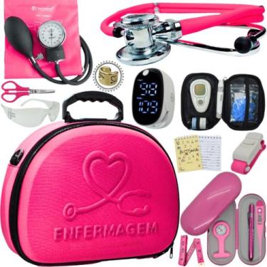 Imagem de Kit Enfermagem Maleta Medica Super Luxo Completa Promocao - Love Saude