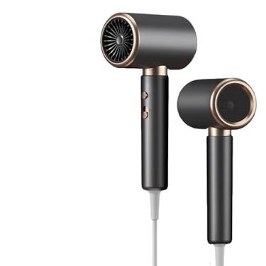 Imagem de Secador de Cabelo 127V 220V Turbo Ionic Silenciosoc com Difusor Pequeno Portátil Compacto Para Viagem(Preto(220V))