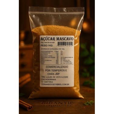 Imagem de Açúcar Mascavo JMF 1kg  Natural e Perfeito para Receitas Saudáveis! SA