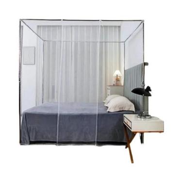 Imagem de Mosquiteiro De Renda Princesa Para Cama De Quatro Cantos, Tenda Suspen