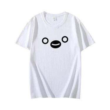 Imagem de Camiseta De Verão Com Estampa De Pinguim Para Homens E Mulheres, Roupa