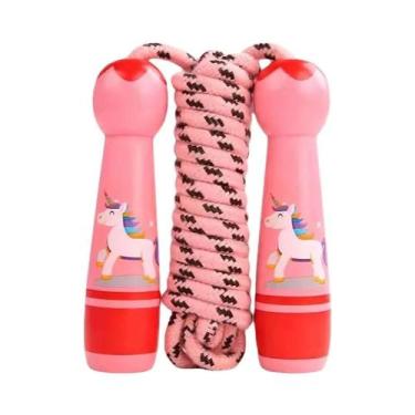 Imagem de Corda De Pular Ajustável Para Crianças Em Algodão Com Design De Desenh