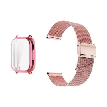 Imagem de Pulseira De Metal Para Redmi Watch 5 Active Com Protetor De Tela E Bra