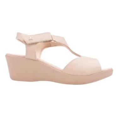 Imagem de Sandália Softli Anabela Floater Lux 10028 - Feminino-Feminino