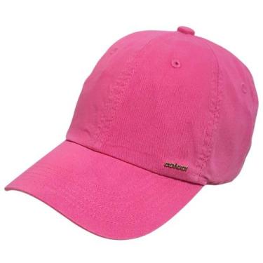 Imagem de Boné Unissex Colcci Básico Placa Pequena Logo Metal Dourado, Rosa mon 