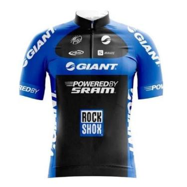 Imagem de Camisa Infantil Kids Ciclismo Criança Giant Manga Curta Dryfit Proteçã