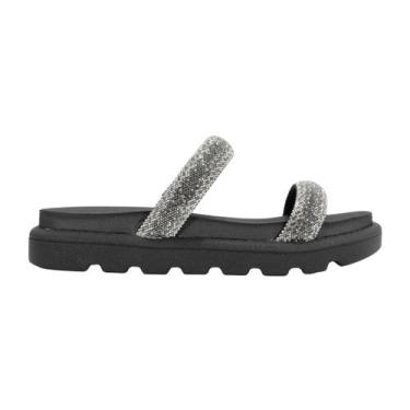 Imagem de Tamanco Feminino Vizzano Preto Cristal 6459.110, Pc, Preto cristal, Bl