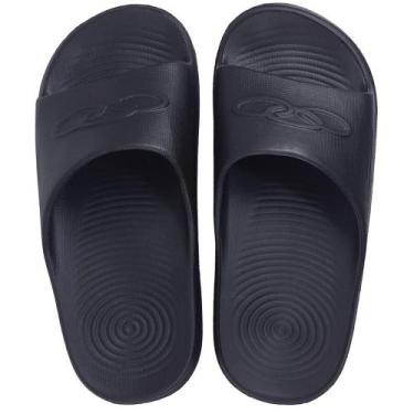 Imagem de Chinelo Olympikus Sereno Slide Unissex, 41/42, Preto