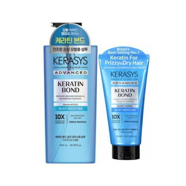 Imagem de Kerasys Advanced Keratin Bond Silky Moisture Kit (Shampoo 600ml + Másc
