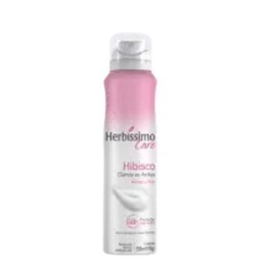 Imagem de Desodorante Aerossol Antitranspirante Herbíssimo Care, Rosa, Hibisco 