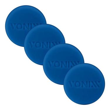 Imagem de Kit 4 Aplicadores para Cera Couro e Pneus Automotivos Acabamento Uniforme Espuma Macia Vonixx