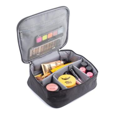 Imagem de Necessaire Feminina Organizadora De Cosméticos Maquiagem Pincéis Higie