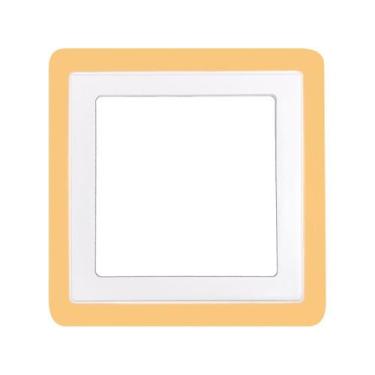Imagem de Luminaria Led Plafon Taschibra Dual Color Externo Quadrada 18/6W 24Cm