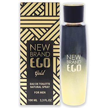 Imagem de New Brand Ego Gold for Men 3.3 oz EDT Spray