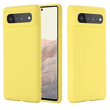 Imagem de For Google Pixel 6 Pure Color Liquid Silicone Shockproof Full Coverage Case