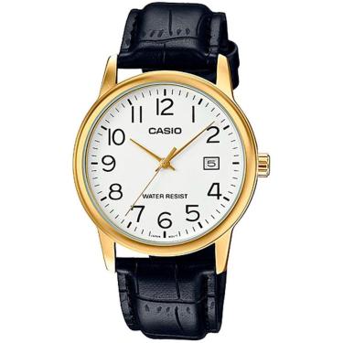 Imagem de Relógio Casio Masculino Collection Couro Mtp-V002gl-7B2udf