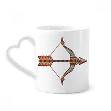 Imagem de Caneca com símbolo do zodíaco da constelação de sagitário caneca café cerâmica copo de coração de vidro