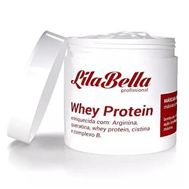 Imagem de MASCARA PROFISSIONAL HIDRATAÇÃO NUTRIÇÃO WHEYPROTEIN 500G LILABELLA