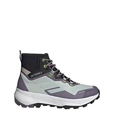 Imagem de adidas Tênis feminino Terrex Hiker R.RDY - Tênis de caminhada, Wonder Silver/Wonder Silver/Lúcido Limão, 7