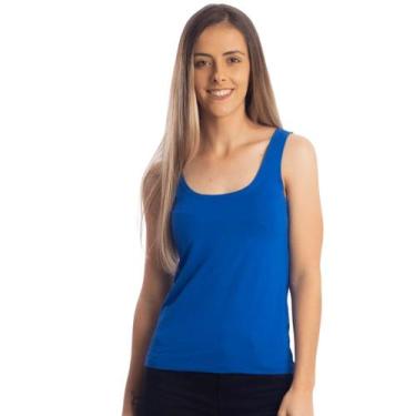 Imagem de Regata Feminina Alça Larga Blusas Básicas Primavera Verão 3020A - Vtm