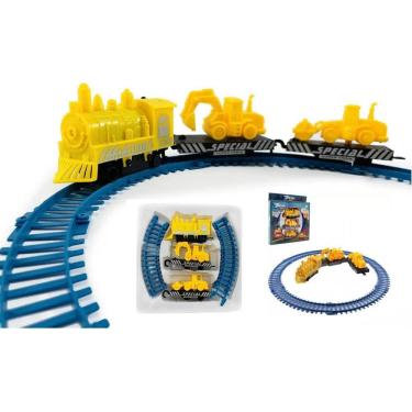 Imagem de Trenzinho Brinquedo Infantil Ferrorama Elétrico Locomotiva