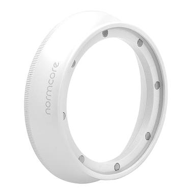 Imagem de Normcore Funil de dosagem magnético V2 de 54 mm - Anel dosador de café expresso - alumínio anodizado de 18 mm com 8 neodímio, compatível com filtro de portafilter Breville Sage de 54 mm - Revestimento antiaderente branco