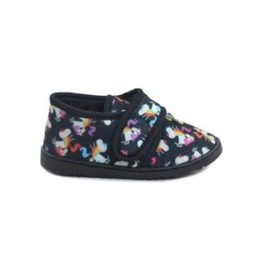 Imagem de Pantufa Infantil Feminino Specht Unicornio Preto 1036/1-Feminino