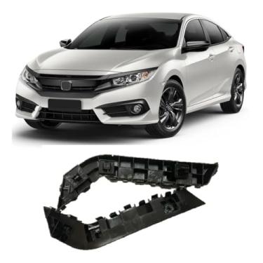 Imagem de Suporte Guia Parachoque Dianteiro Civic 2017 2018 2019 2020 2021 Lado:Esquerdo