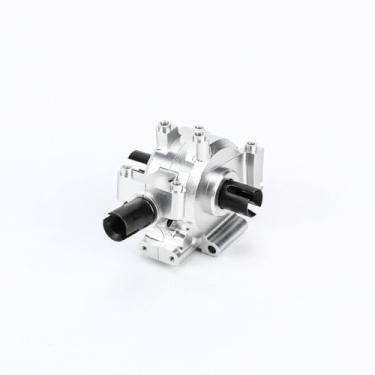 Imagem de RCAWD 80% Durability Improve Diff Set for Losi 1/10 Baja Rey Rock Racer Mint 400 Raptor Desert Truck, Metal Diff Case with Differentials Gear Set Upgrade Part Silver