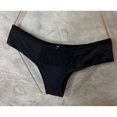 Imagem de Calcinha básica tanga Preta Plus Size