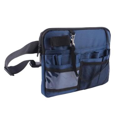 Imagem de kowaku Pochete de enfermeira, bolsa utilitária para quadril, leve, com bolsos de engrenagem, cinto de ferramentas, pacote de cintura utilitária para