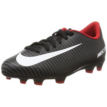 Imagem de Nike Kids 'Jr Mercurial Vortex li Fg Futebol (pequeno e grande, Black White Dark Grey, 5.5 Big Kid