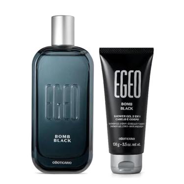 Imagem de Kit Egeo Bomb Black: Desodorante Colônia 90ml + Shower Gel 100ml