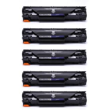 Imagem de Kit 5 UNIDADES TONER 285A 85 PARA IMPRESSORA P1102 1102 P1102W 1102W -