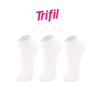 Imagem de 12 Pares De Meias Trifil Feminino E Masculino Básica Cano Curto Unisse