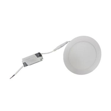 Imagem de Luminária LED Embutir Exbom redonda 860 Lumens 6500K Bivolt, Bivolt