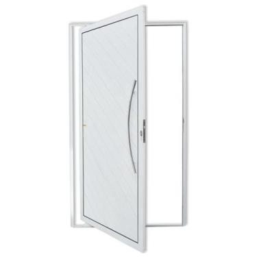 Imagem de Porta de Alumínio Lambri 210x100cm com Puxador Savana Super Brimak