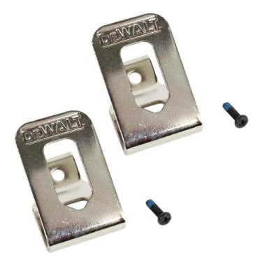 Imagem de Kit 2 Presilhas Prender Cinto P/ Parafusadeira Dewalt Dcd776, Dcd780, 