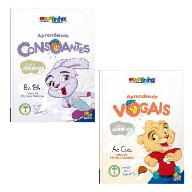 Imagem de KIT Escolinha Todolivro - Aprendendo Vogais + Aprendendo Consoantes