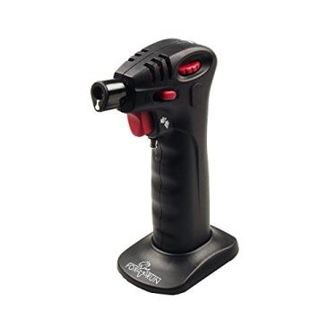 Imagem de Fox Run Butano Crème Brûlée Tocha Crème Brûlée, 6,35 x 10,16 x 17,78 cm, Preto