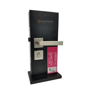 Imagem de Fechadura porta externa sala quarto pado concept 414 escovada acetinad