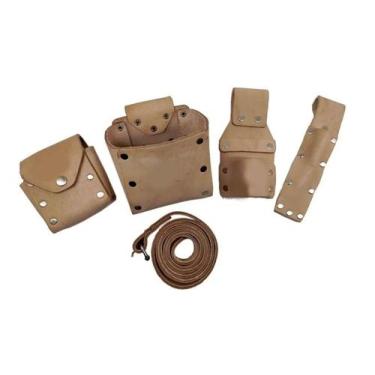 Imagem de Cinto De Couro Arriata Para Carpinteiro Reforçado Fechamento com Rebit