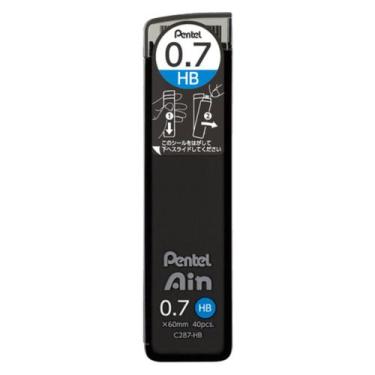 Imagem de Tubo Mina Grafite Ain Stein 0.7Mm Hb com 40 Unidades - PENTEL
