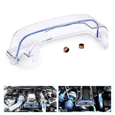 Imagem de PTNHZ Capa transparente para correia dentada Turbo CAM Polia Relacionamento compatível com Toyota Supra 2JZ 2JZGTE Lexus 3.0L Non-VVTI 92-05