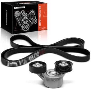 Imagem de A-Premium Kit de transmissão de correia serpentina do motor com tensor compatível com Ram & Jeep & Dodge & Chrysler Cars - 1500, Dakota, Grand Cherokee, Commander, Ram 1500, Ram 2500, Durango, Aspen